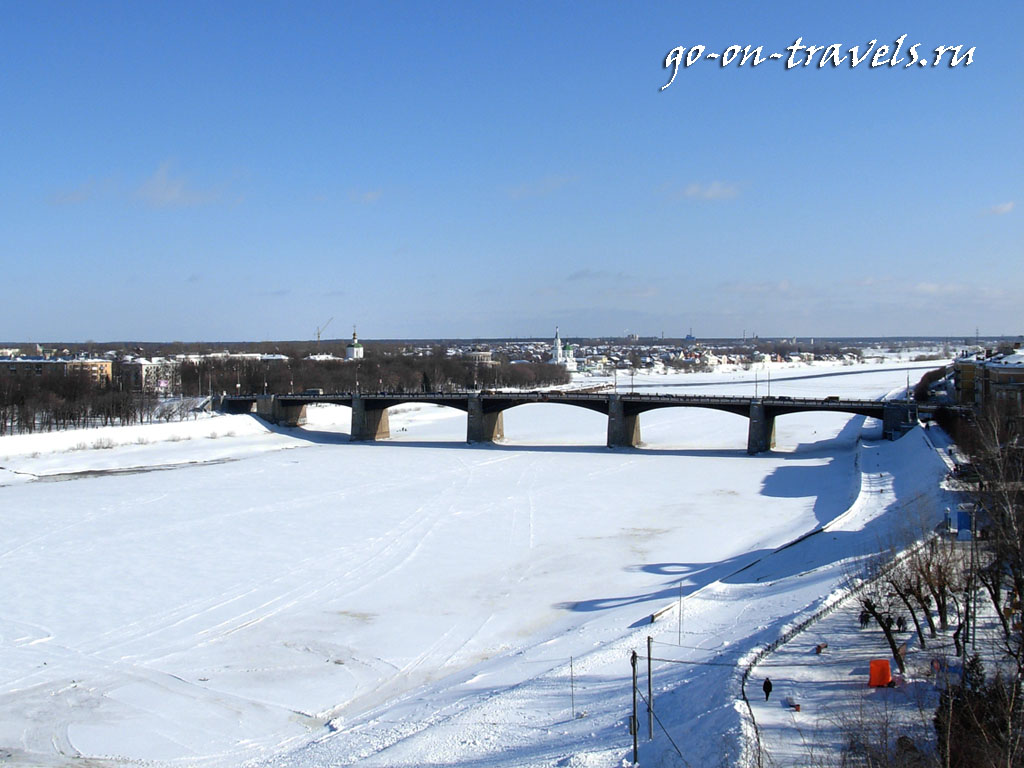 Тверской Новый мост через Волгу