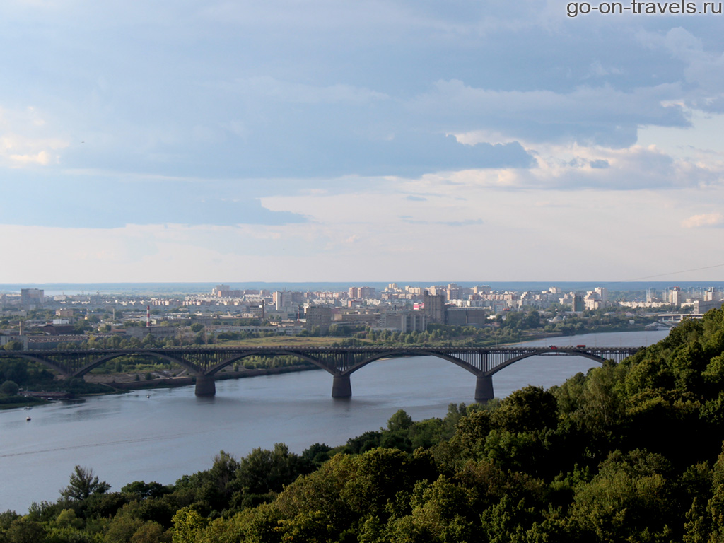 Нижний Новгород. Мост через Оку